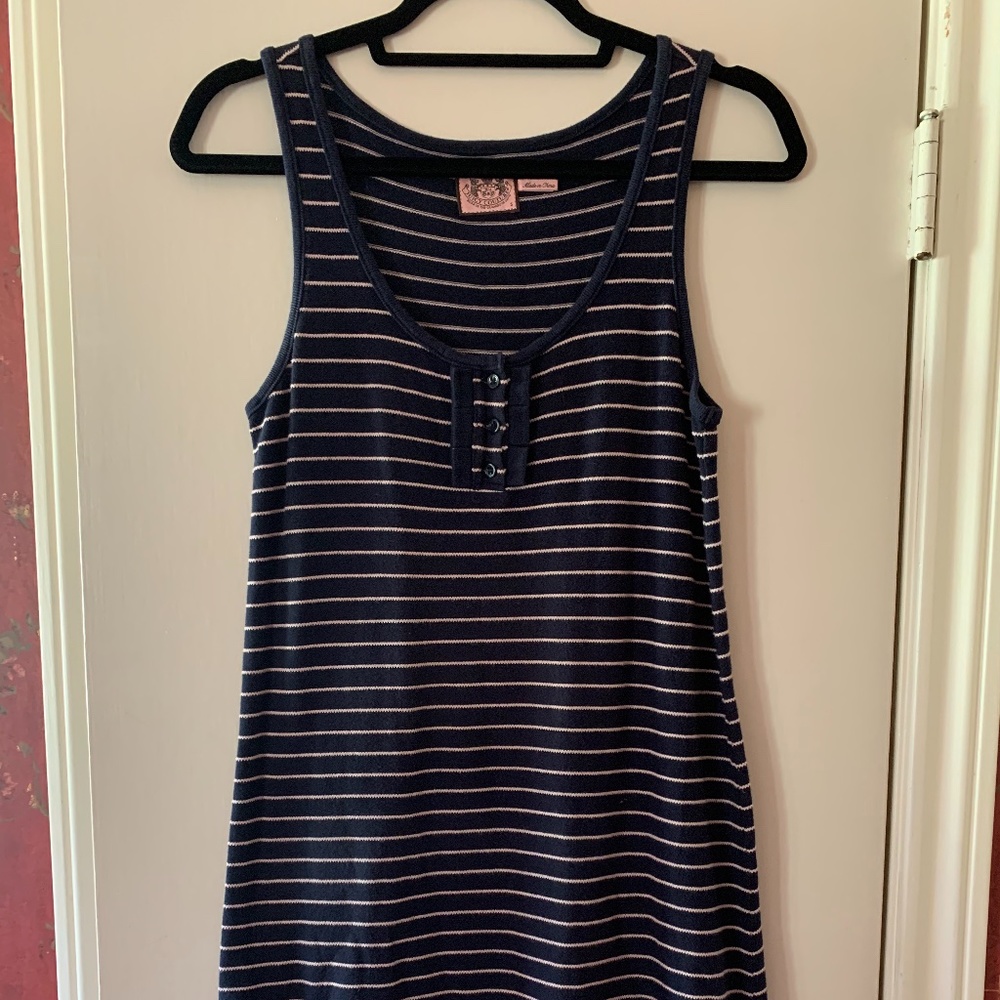 Juicy Couture Blue & White Stripe Dress
